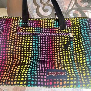 Jansport Rainbow Dot Tote Bag
